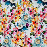 Baumwolljersey Aquarell Blumen lena Swafing